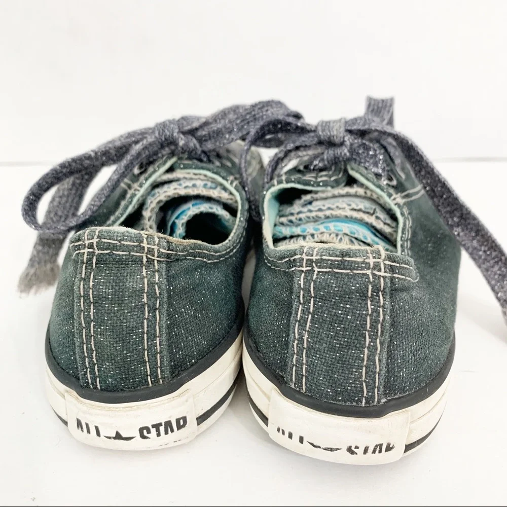 Converse All Star Multi Color Various Print Tounges Low Top Canvas Sneakers